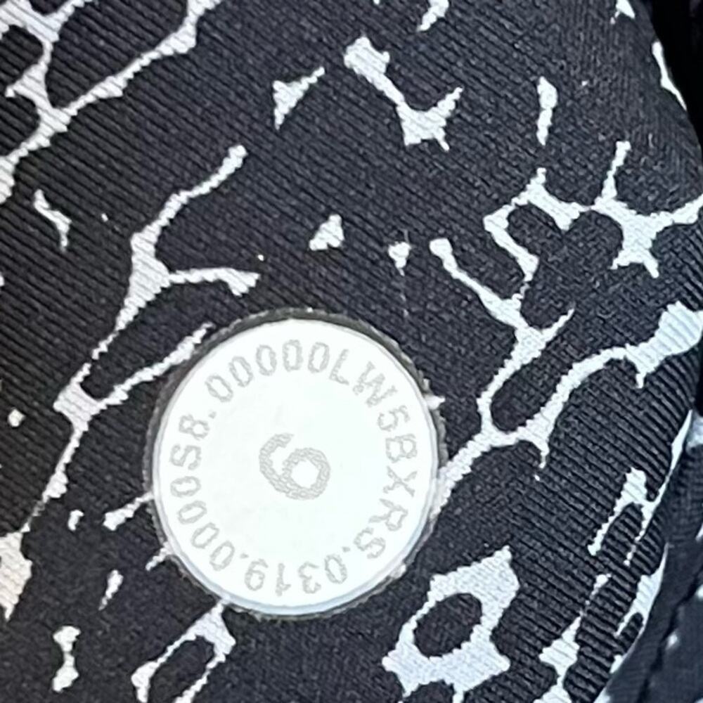 Lululemon Fast and Free Tight 24" Nulux Polar Shift Ice Grey Black Size 6 - Picture 9 of 9